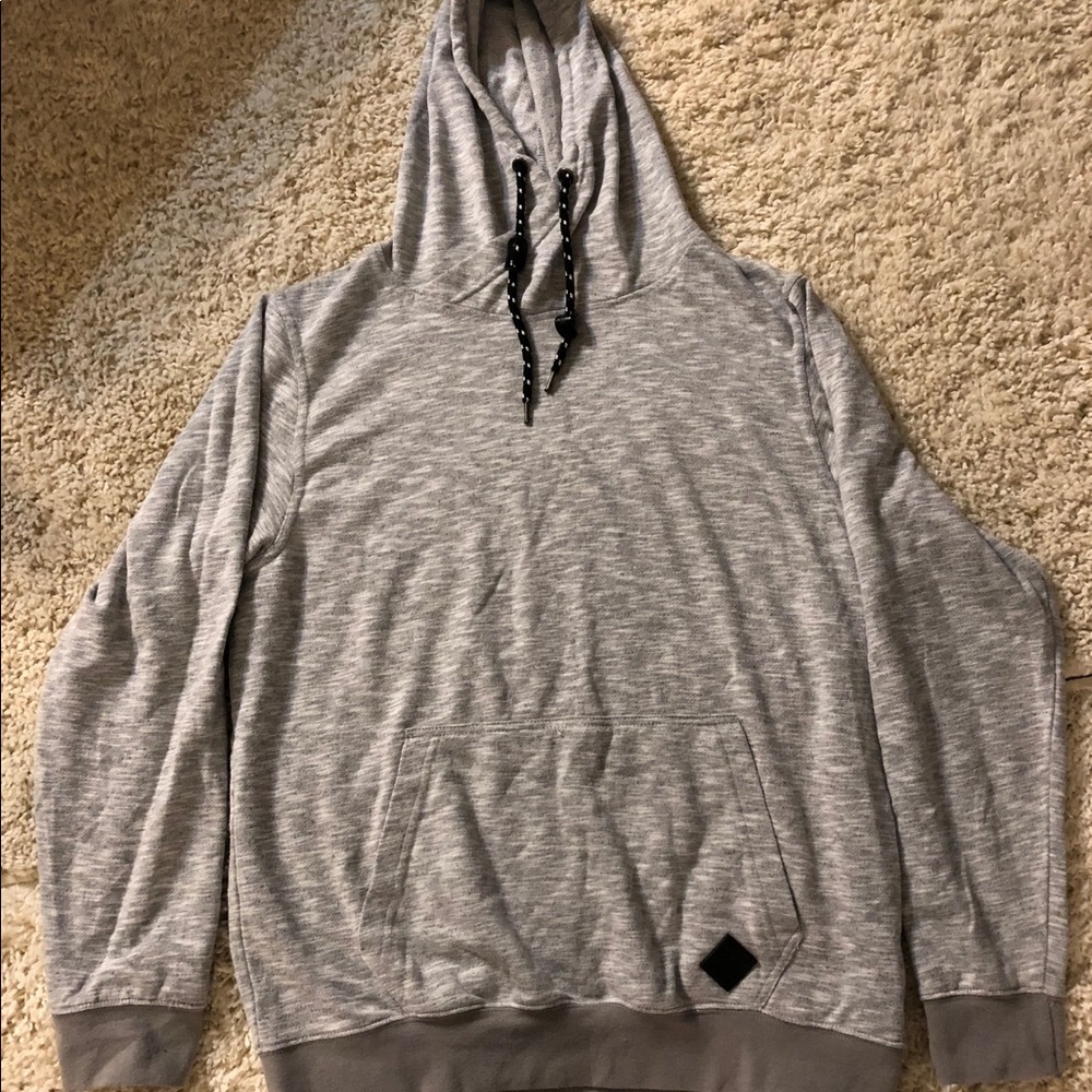 Grey ocean current hoodie